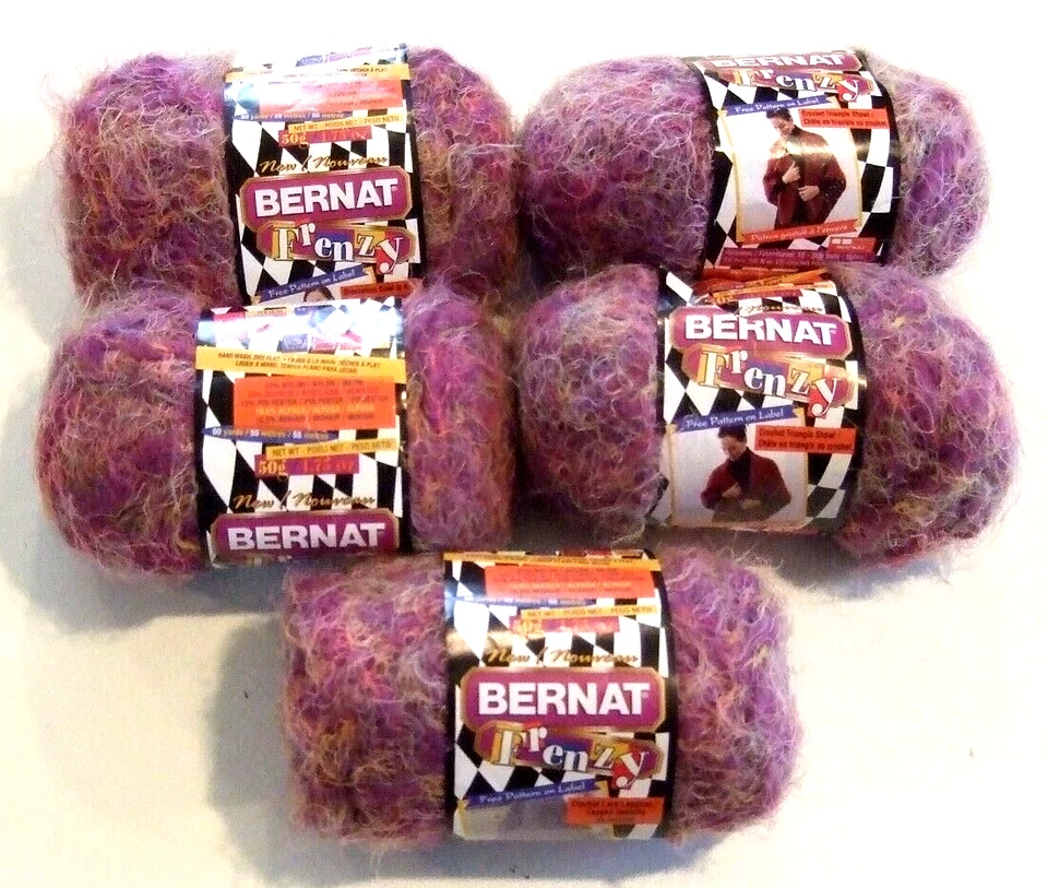 BERNAT FRENZY YARN - LOONIE LILAC