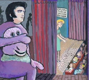 'ELVIS Had a NEW JOB - He Performed as Barney' showed with Finster- KATA BILLUPS - Picture 1 of 15