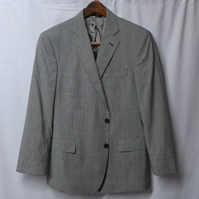 Brooks Brothers 42S Gray Glenn Plaid Regent Blazer Jacket Sport Coat - Image 1 of 4