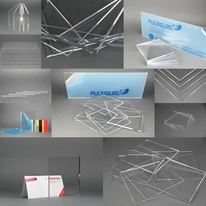 ACRYLGLAS 125€/m² 2 mm Marke PLEXIGLAS ® DEGLAS ® DIREKT VOM FACHHÄNDLER SCHEIBE - Bild 1 von 6
