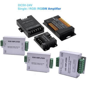 LED RGBW/RGB Amplifier DC5-24V 24A 30A 32A Output for RGBCCT/RGBW/RGB LED Strip - Picture 1 of 25