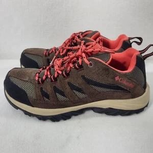 Columbia Crestwood Sizen7 Women's Hiking Shoe Brown And Pink - Picture 1 of 10