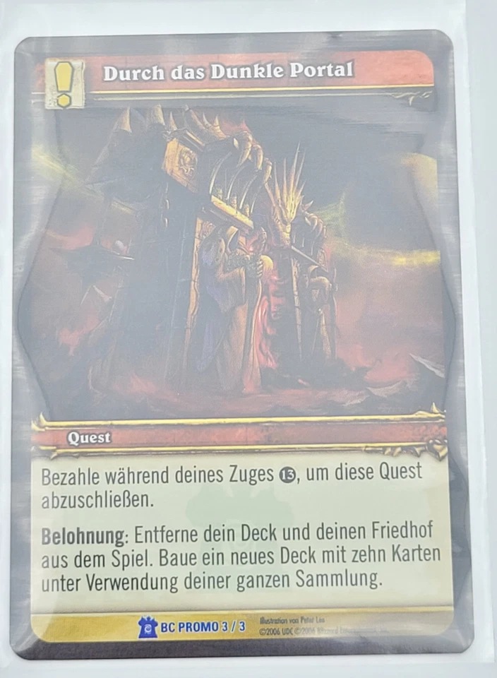 World of Warcraft - WOW TCG - BC Promo Karte  3/3 - Durch das Dunkle Portal - Bild 1 von 2