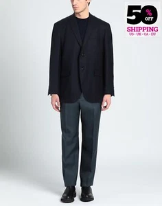 PVP €520 SERGIO VERSARI Traje Chaqueta IT64 US54 5XL Forrado con un solo pecho - Imagen 1 de 8