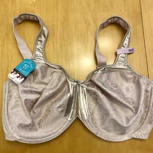 Bali Minimizer Bra Satin Tracings Underwire Satin non Padded Full DF3562 38D NWT - Picture 1 of 5