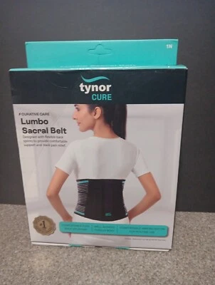 tynor Cure Lumbo Sacral Belt - Black Medium - Image 1 of 4