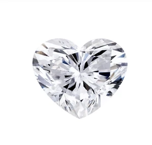 Loose CVD Lab-Grown Diamond 5.00 mm Heart - D Color - Clarity FL Certified - Picture 1 of 6