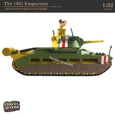⊙ 1:32 Diecast Unimax Forces of Valor Early WWII British Army Matilda Tank