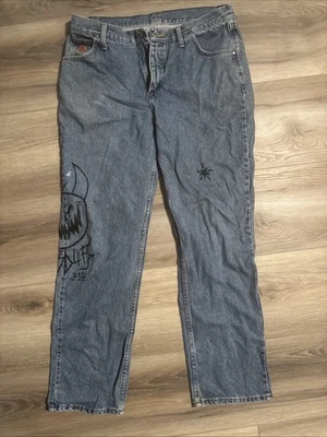 VTG Wrangler Twenty X Jeans Custom Relaxed Fit Style 22 Light Wash Denim Western - Image 1 of 4