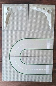 Lego Classic Space Grundplatten x6 Lot Vintage 1978 Mondlandung Krater Formen  - Bild 1 von 2