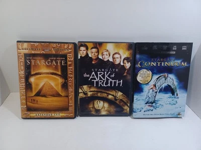 3 DVD Lot Stargate, Continuum, Ark of Truth Kurt Russell Sci-fi  - Image 1 of 4