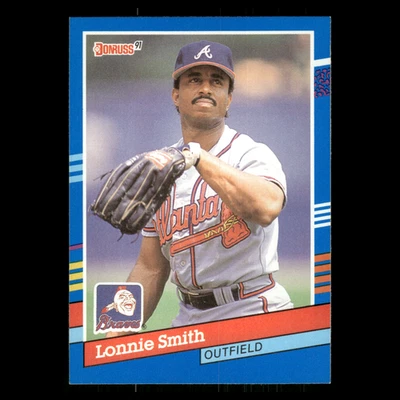 Tarjeta de béisbol Lonnie Smith #364 1991 Donruss Atlanta Braves MLB Foto 1 de 3