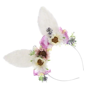 1Pc Adorable Easter Hair Lovely Hair Accessory Easter Cat Ear Headdress - Bild 1 von 12