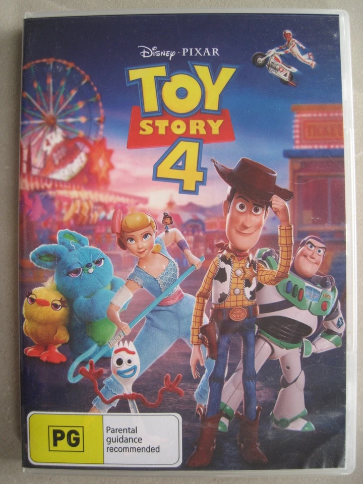 Toy Story 4 (DVD, 2019), Region 1 - Used DVD-Like New, Free FAST Postage - image 1 of 1