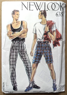 New Look 6355 Men's Trousers & Shorts Sz 30-39 Five Sizes In One Vintage Uncut - Image 1 of 3