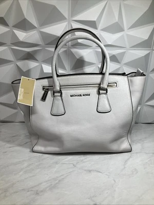Bolso Cartera Michael Kors Grayson Mediano de Lona. Cáscara Foto 1 de 4