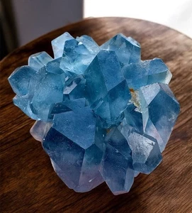 340 CTS schöne Kombination Himmelblau Celestine Präparat aus Afghanistan - Bild 1 von 9