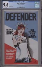 DEFENDER #1 - CGC 9.6 - TONY SHASTEEN COVER - COMIC BOOK LEGAL DEFENSE FUND