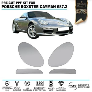 Headlight Stone Guard PPF Paint protection Film Kit For Porsche Boxster 987.2 - Picture 1 of 4