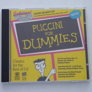 Puccini for Dummies Enhanced CD 1996 Giacomo Puccini Classical Music Workshop - Imagen 1 de 9