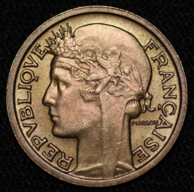 FRANCE ~ 1941 ~ 50 Centimes ~ AU+/UNC World Coin ( 1 COIN ONLY ) ☘️ W-#465 ☘️ - Image 1 of 4