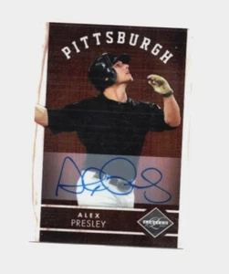 2011 Panini Limited Signatures # 89/299 Alex Presley #16 Rookie Autograph - Picture 1 of 2