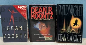Vintage Dean Koontz Hardcover Lot of 3 Books 80's 90's Suspense Thriller Action - Imagen 1 de 14