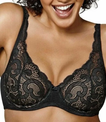 Playtex Love My Curves Bra NEW Underwire Thin Foam & Lace #4514 Plunge Neckline - Image 1 of 4