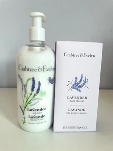 Crabtree & Evelyn LAVENDER Body Lotion + Hand Therapy GIFT SET 16.9 & 3.5oz - Picture 1 of 2