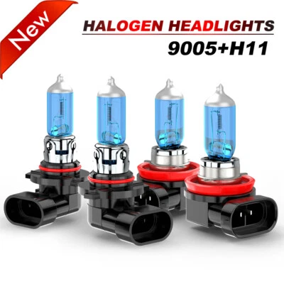 For Scion XB 2008-2015 Combo 4X 9005 H11 Halogen Headlight Bulbs High Low Beam - Image 1 of 4
