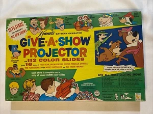 Vintage Kenner Give-A-Show Projector, 1965 Flinstones Jetsons. BOX & SLIDES Only - Picture 1 of 9