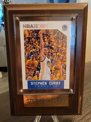 Tarjeta Stephen Curry GS Warriors placa de pared 5x7 NBA aros 15-16 Foto 1 de 2