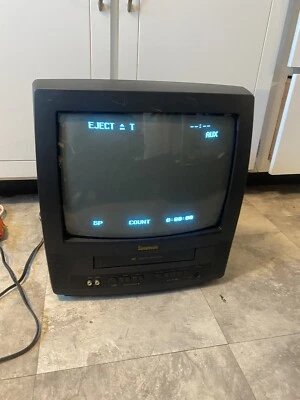 Symphonic SC313C 1" TV VCR , Player A/V Retro Gaming  No Remote VHS Not Works - Image 1 of 4