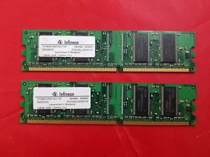 Infineon HYS64D16301GU-7-B, DIMM DDR Memory PC2100 128MB, 133MHz, 16Mx64, SDRAM - Picture 1 of 2