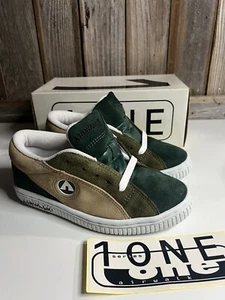 Zapatos de Patineta De Colección Años 90 AIRWALK 1 Efecto Talla 4 Caja Original Verde Nuevo de Edición - Imagen 1 de 9