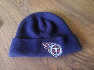 Tennessee Titans NFL Knit Ski cap hat blue football fan support your team EUC - Picture 1 of 3