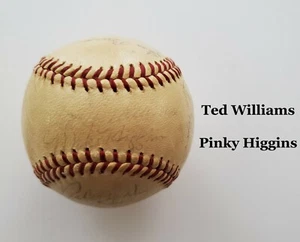 1960 Boston Red Sox Team Signed Baseball Ted Williams Pinky Higgins 20 Autos RAD - Picture 1 of 12