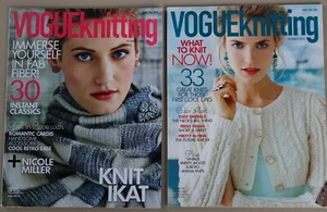 Vogue Knitting International Magazine 2013 & 2014 Early Fall Editions - Picture 1 of 4