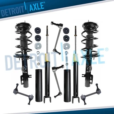 AWD Front Struts Rear Shock Sway Bars Suspension Kit for 2010 2011 Ford Taurus - Image 1 of 4