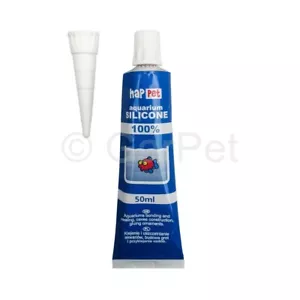 Aquariumsilikon Aquarium Terrarium Silikon Kleber transparent oder schwarz 50 ml - Bild 1 von 5