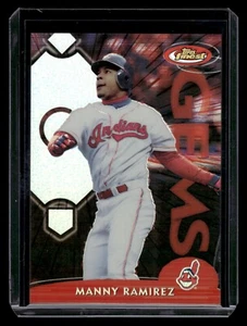 2000 Finest Refractor #284 Manny Ramirez Indians - Picture 1 of 2