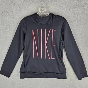 Nike AJ6797 010 Schwarz Pink Spell Out Mädchen Gr. XL Fleecepullover Hoodie - Bild 1 von 8