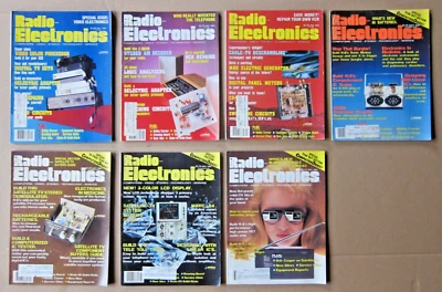 Radio Electronics Magazines From 1983 and 1984, Lot of 7 - Image 1 of 4