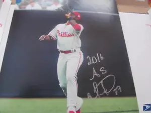 Odubel Herrera Philadelphia Phillies Signed 8x10 Photo COA All Star Inscription - Picture 1 of 1