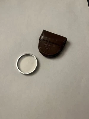 Minolta UV Lens Filter with Rollei Leather Case Japanese Made Used - Image 1 of 4