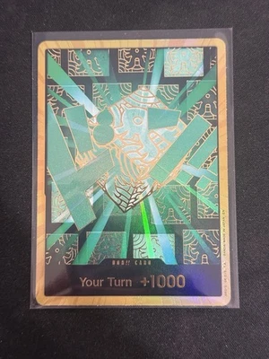 English One Piece DON!! Card (Lim) (Gold) - Foil Premium Booster Vol2 *FAST SHIP - Image 1 of 2