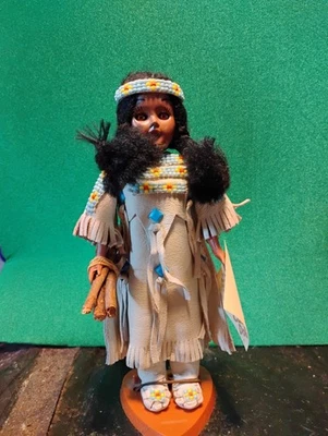 Carlson native american doll Crow princess 20-104 - Image 1 of 4