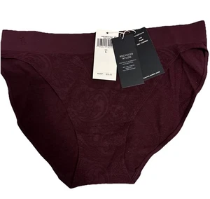 Ralph Lauren Seamless Stretch Jersey Bikini Höschen Damen Unterwäsche Neu mit Etikett L Weinrot - Bild 1 von 3
