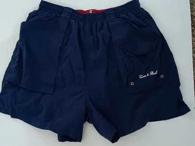 Men's Cutter & Buck Navy Blue Swim Trunks Size Large Vacation Beach Pool - Image 1 of 3