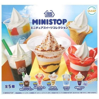 ULCAP Mini Stop Miniature Sweets Collection – Full Complete Set of 5 – Japan - Image 1 of 2